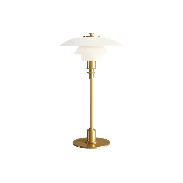 PH 2/1 Bordlampe | Messing metalliseret