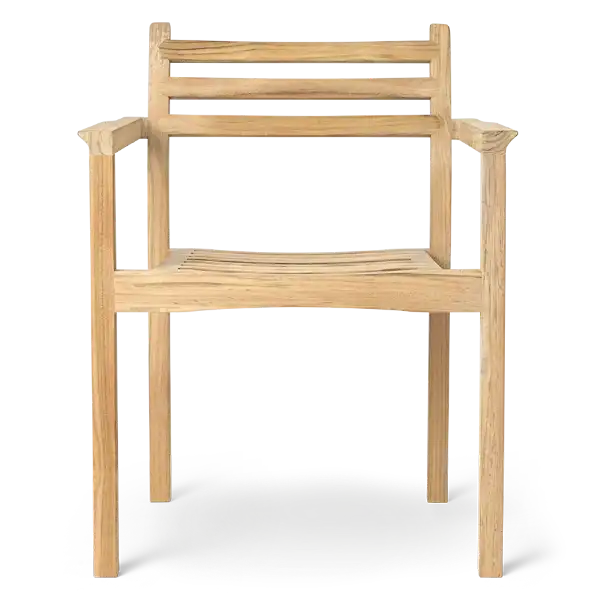 AH502 spisebordsstol m/armlæn - Teak
