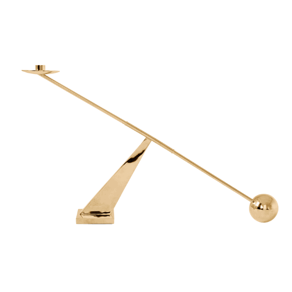 Audo-intercollect-candleholder-large-Polished-Brass-schiang-living