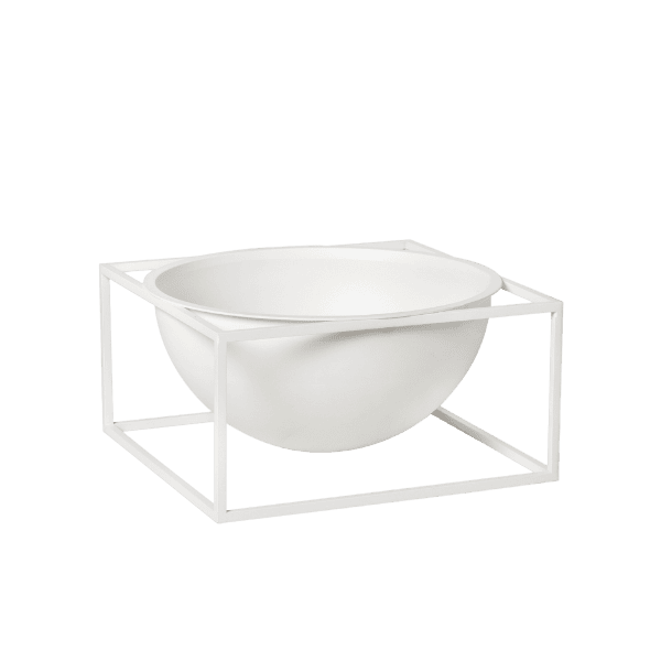 Audo Kubus Bowl Centerpiece stor i hvid