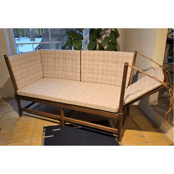 BM1789 Tremmesofa | Chestnut brown stel | Uld