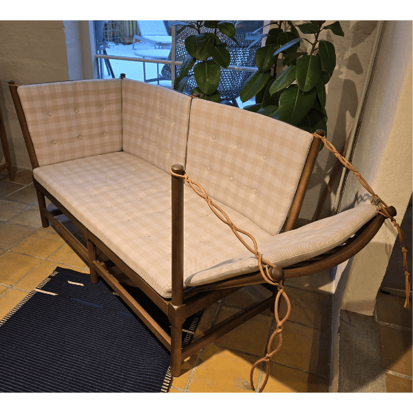 BM1789 Tremmesofa | Chestnut brown stel | Uld