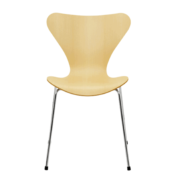 Serie 7™ 3107 | Uden Polstring | Træfiner | Spisebordsstol