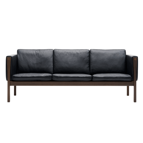 CH163 sofa fra Carl Hansen & Søn Valnød Olie Loke læder