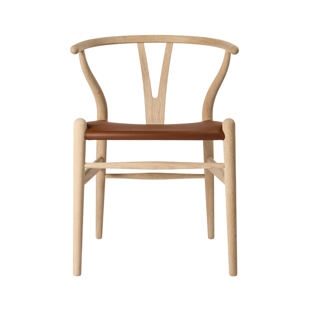 Wegner | CH24P Y-stol | Læder | Carl Hansen & Søn