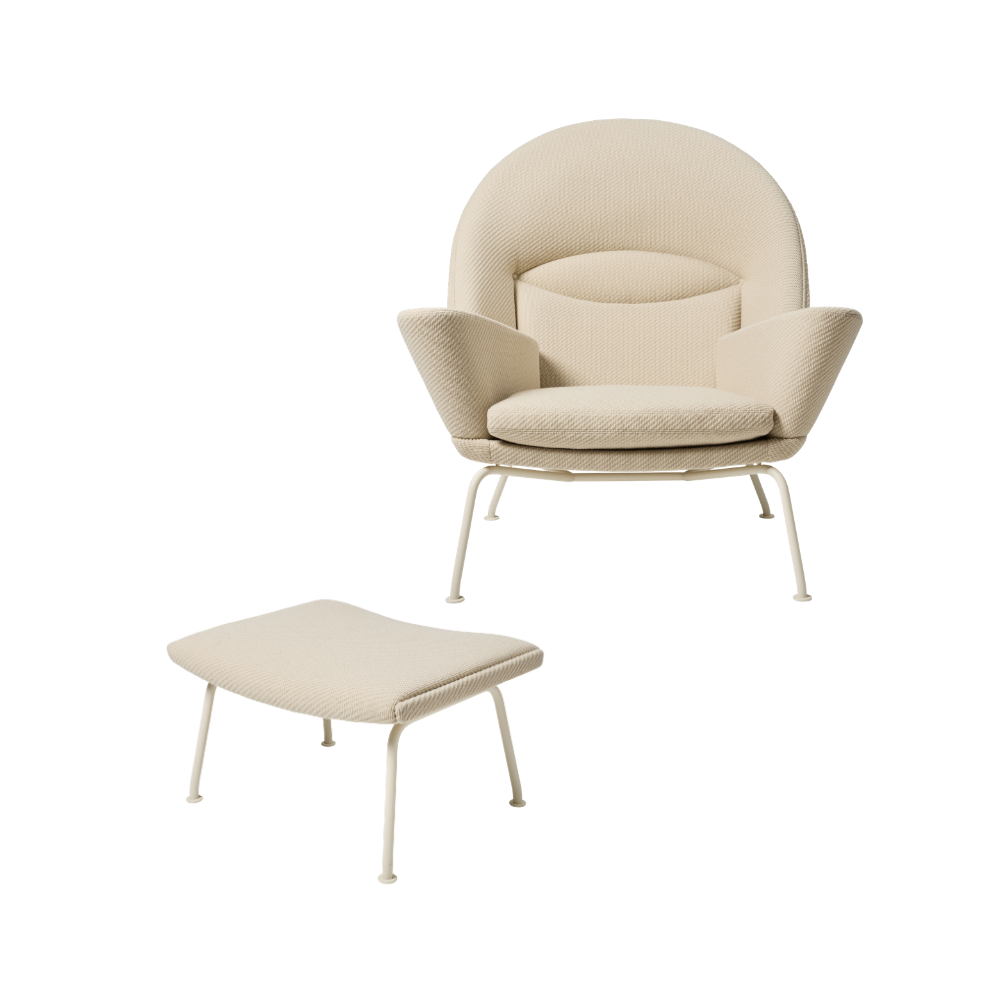 Wegner | CH468 Oculus Chair | CH446 Fodskammel | Carl Hansen & Søn