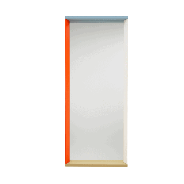Spejl fra Vitra i orange og blå