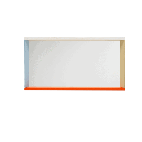 Spejl fra Vitra i blå og orange i medium