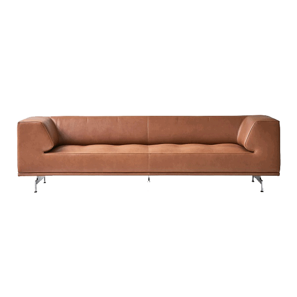 Delphi Sofa | 3 pers. | Walnut læder