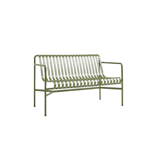 HAY Palissade Dining Bench Armrest - Olive