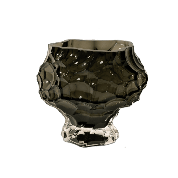 Hein Studio Canyon vase medium i smoke