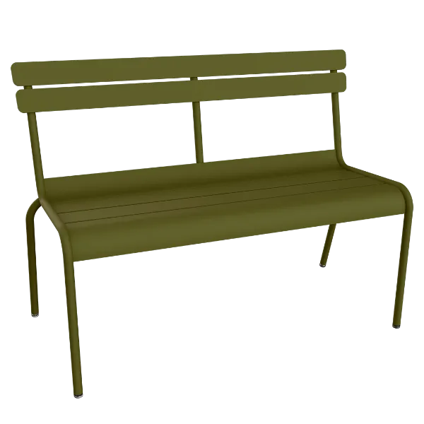 Luxembourg 2/3 Seater Bench with Backrest | Havebænk