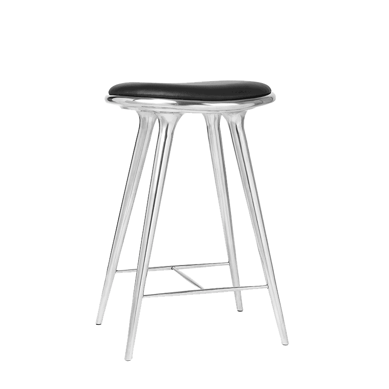 Mater High Stool Aluminium