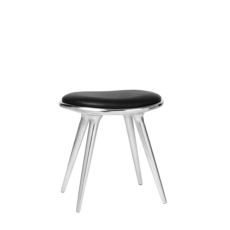Mater Low Stool Aluminium
