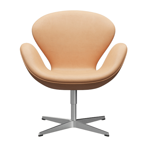 Svanen™ 3320 Lounge Stol | Natur læder