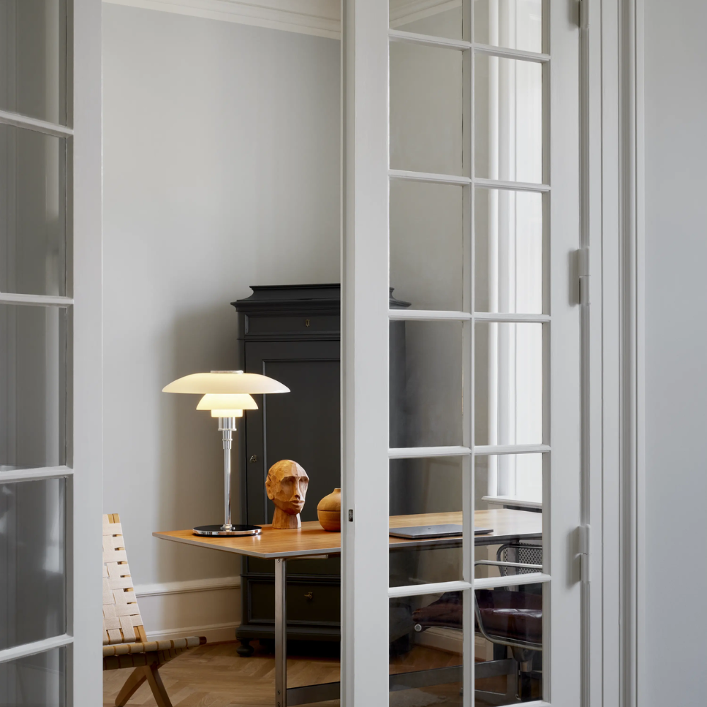 PH 4½-3½ Bordlampe | Højglansforkromet