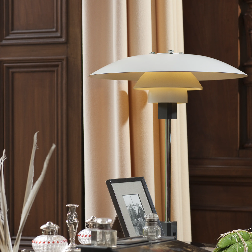 PH 4/3 Bordlampe | Højglansforkromet