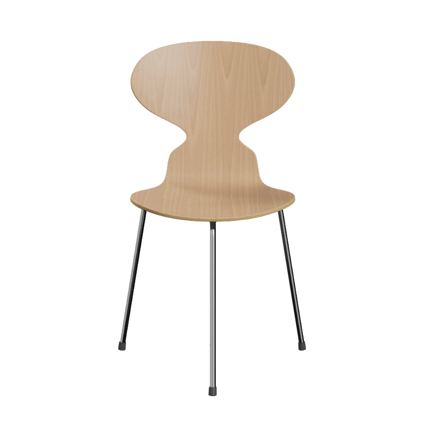 Myren™ 3100 Stol | 3-ben | Træfiner | Spisebordsstol