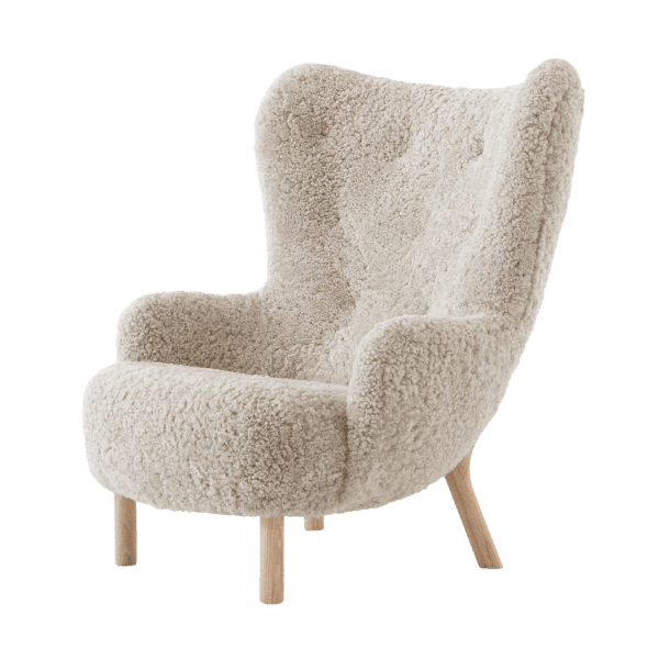 &Tradition Petra Lounge Chair VB3 - eg fåreskind moonlight