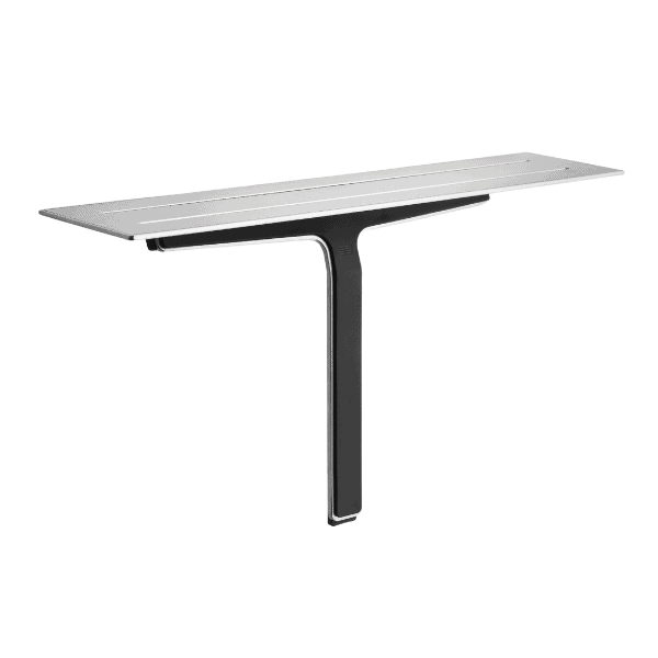 Unidrain Reframe sæbehylde med bruseskraber børstet stål