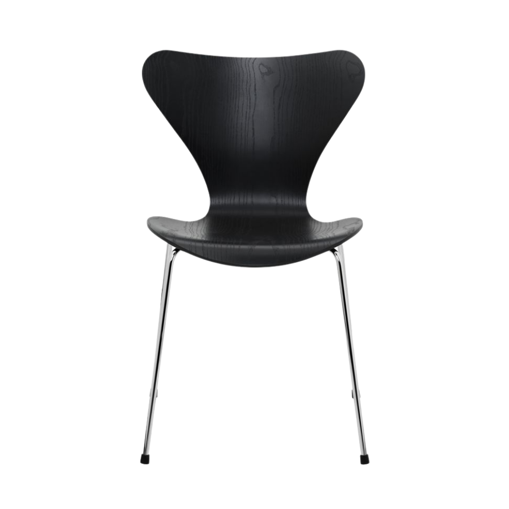 Arne Jacobsen | Serie 7™ 3107  | Farvet ask | Spisebords stol | Fritz Hansen | Online Lagersalg