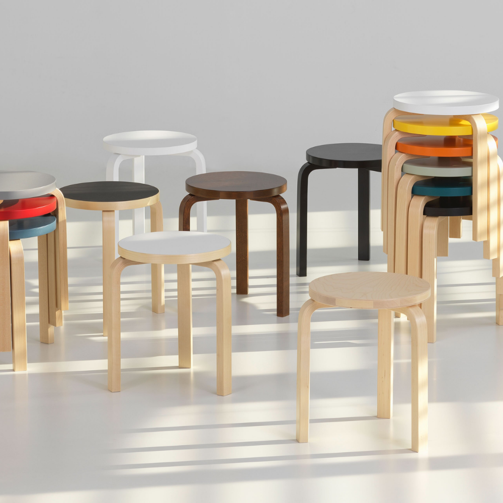 Artek | Stool 60 | 3 Ben