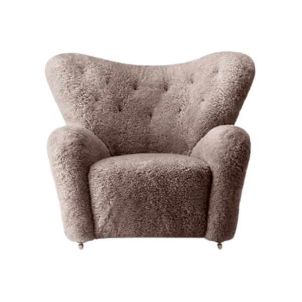 Den Trætte Mand & Ottoman | Loungestol med skammel