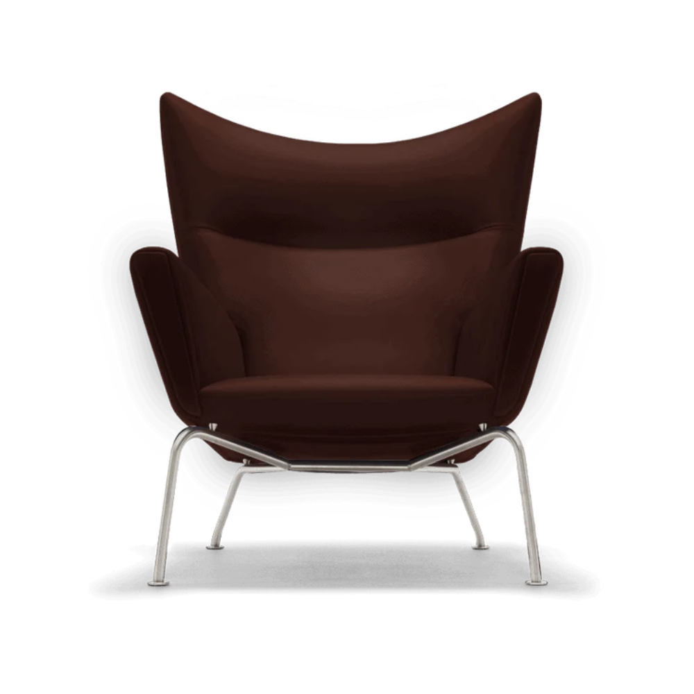 CH445 Wing Chair | Loke Læder | Loungestol