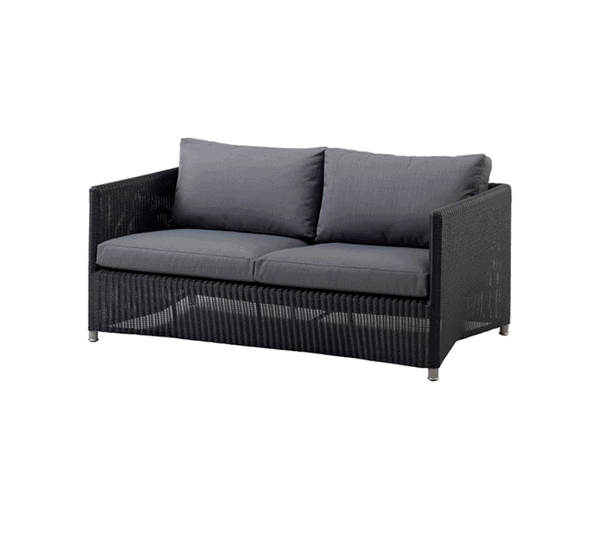 Diamond 2-pers. sofa, inkl. hynde