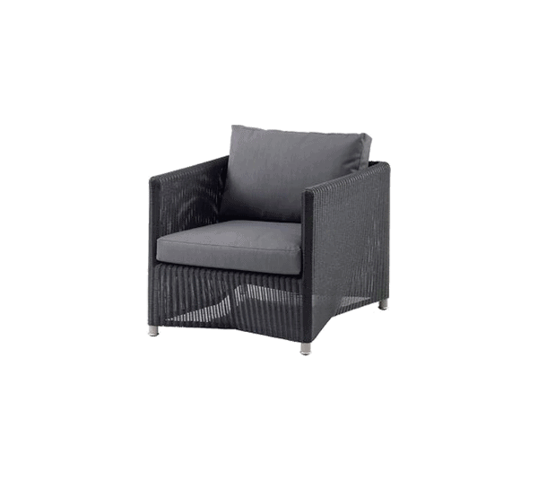 Diamond Loungestol, inkl. hynde