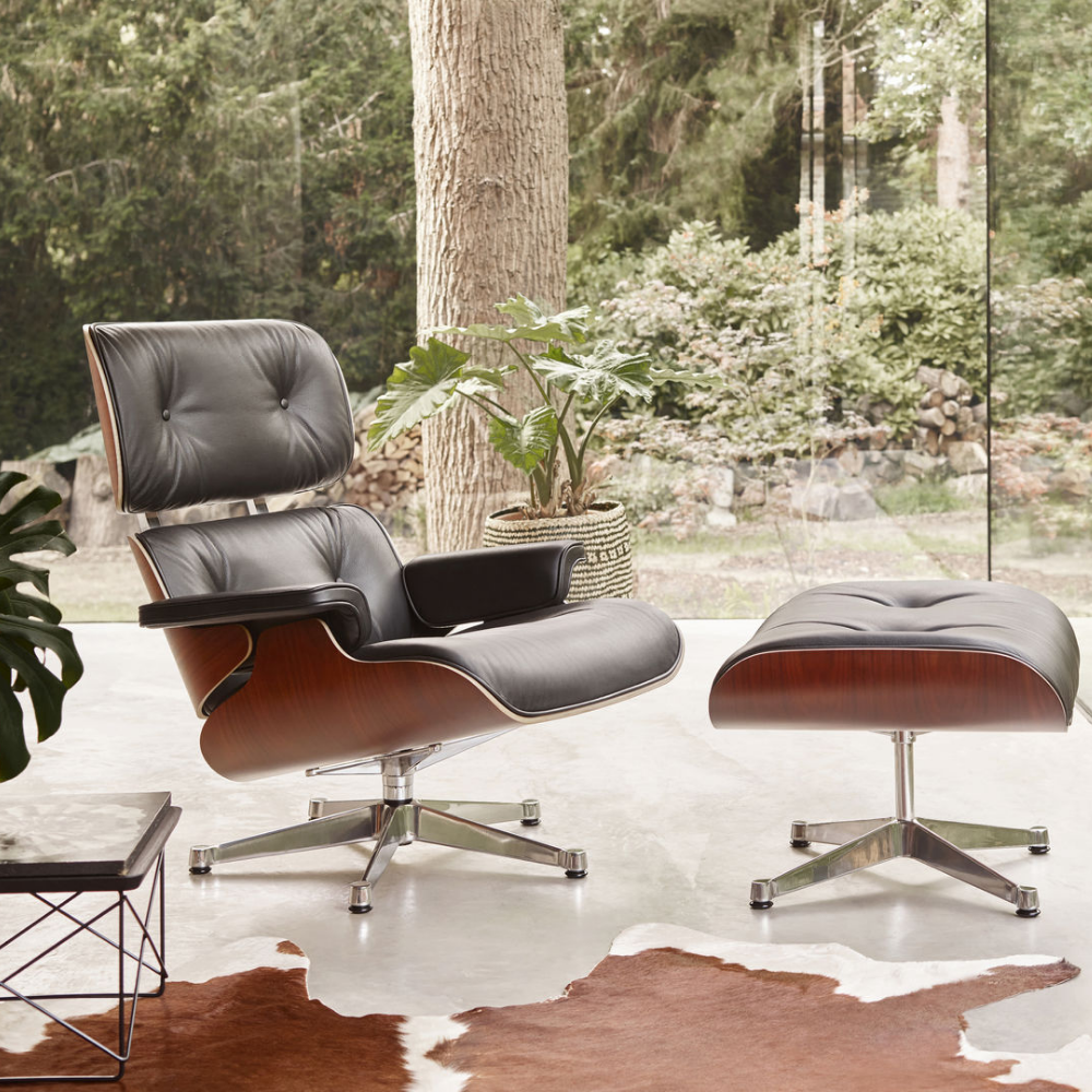 Eames Lounge Chair m/skammel | Palisander