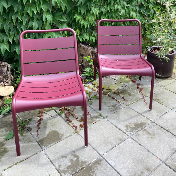 Luxembourg Lounge Chair | Black Cherry | Fermob