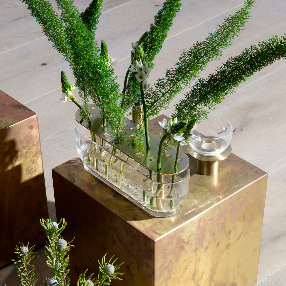 Ikebana Vase | Long | Rustfrit stål