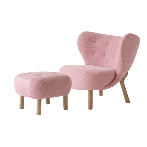 Lille Petra VB1 & Pouf ATD1 | Loungestol med puf