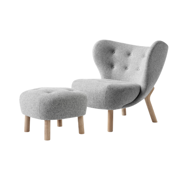 Lille Petra VB1 & Pouf ATD1 | Loungestol med puf