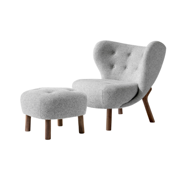 Lille Petra VB1 & Pouf ATD1 | Loungestol med puf