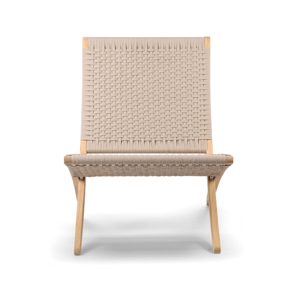 MG501 Cuba stol | Udendørs | Teak Ubehandlet | Sesame
