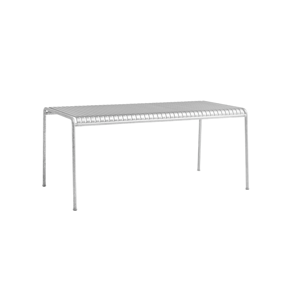 Palissade Table | Galvaniseret | 170x90x75 cm | Havebord