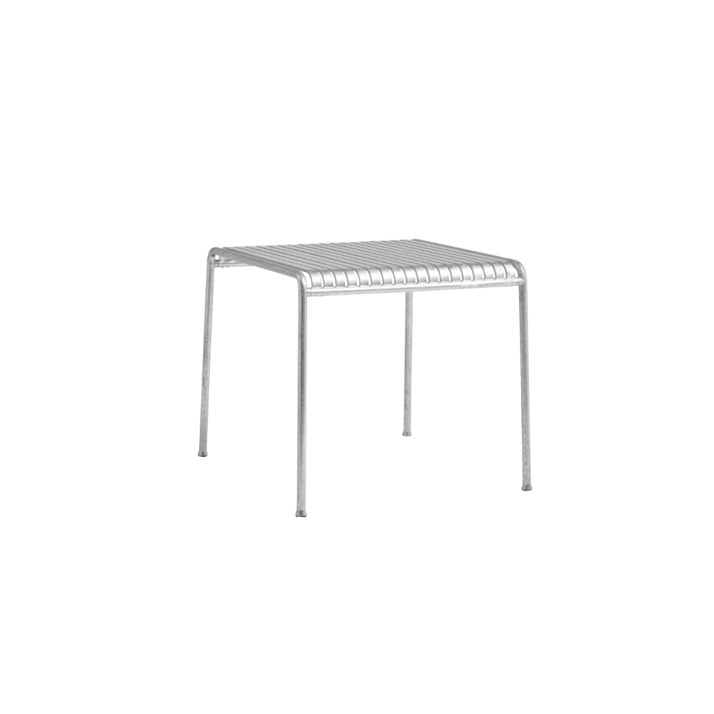 Palissade Table | Galvaniseret | 82,5x90x75 cm | Havebord
