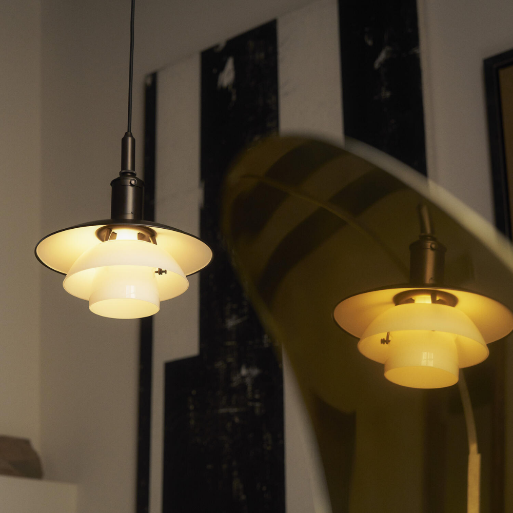 PH 3/3 | Aged Brass | Opal pendel