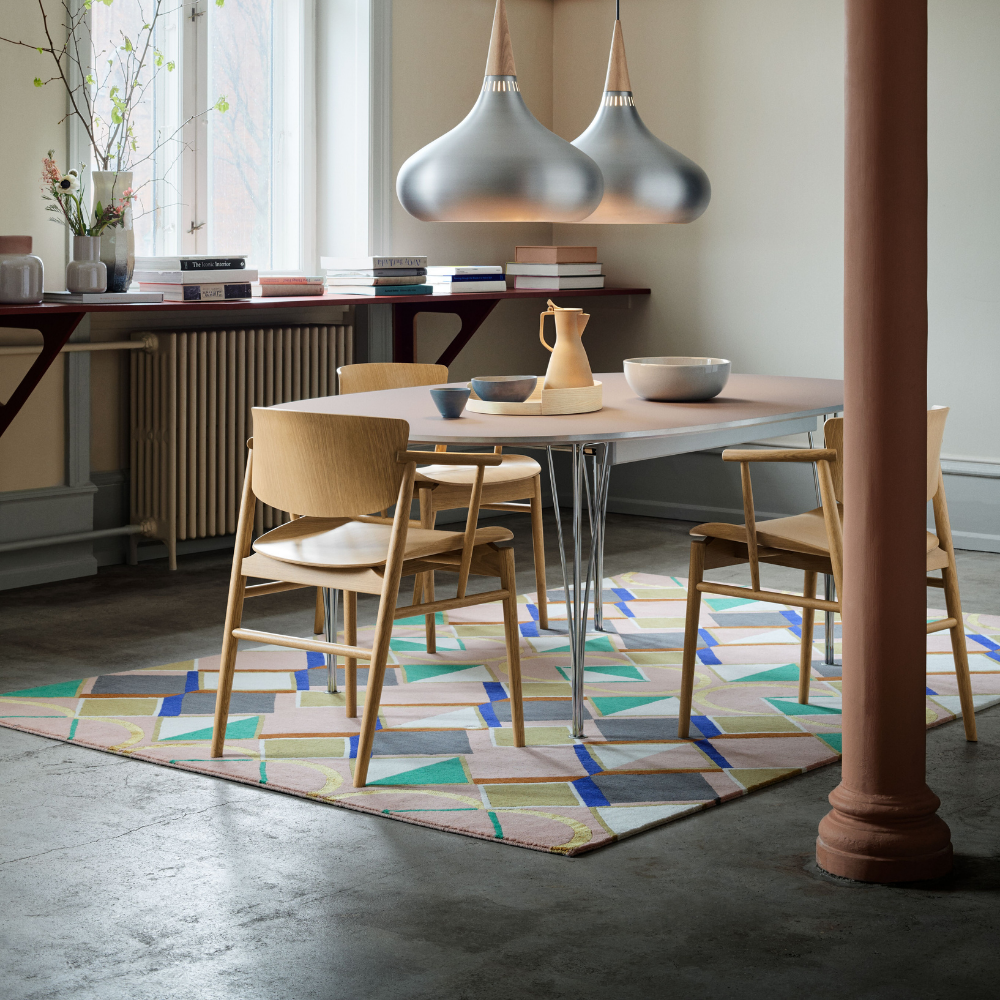 Piet Hein | B619 Superellipse™ | Spisebord med udtræk | Fritz Hansen