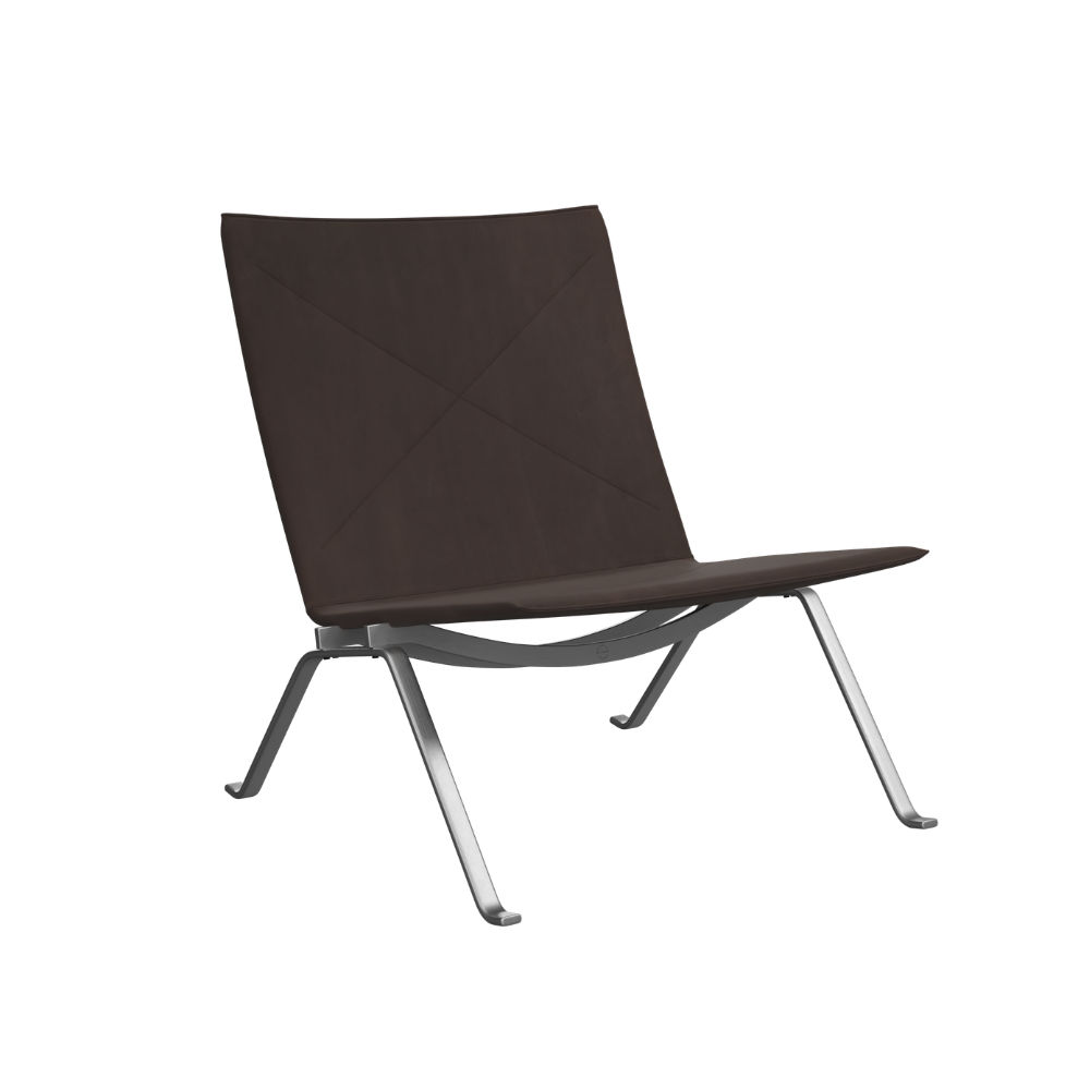 PK22™ Lounge Stol | Haze Dark Brown