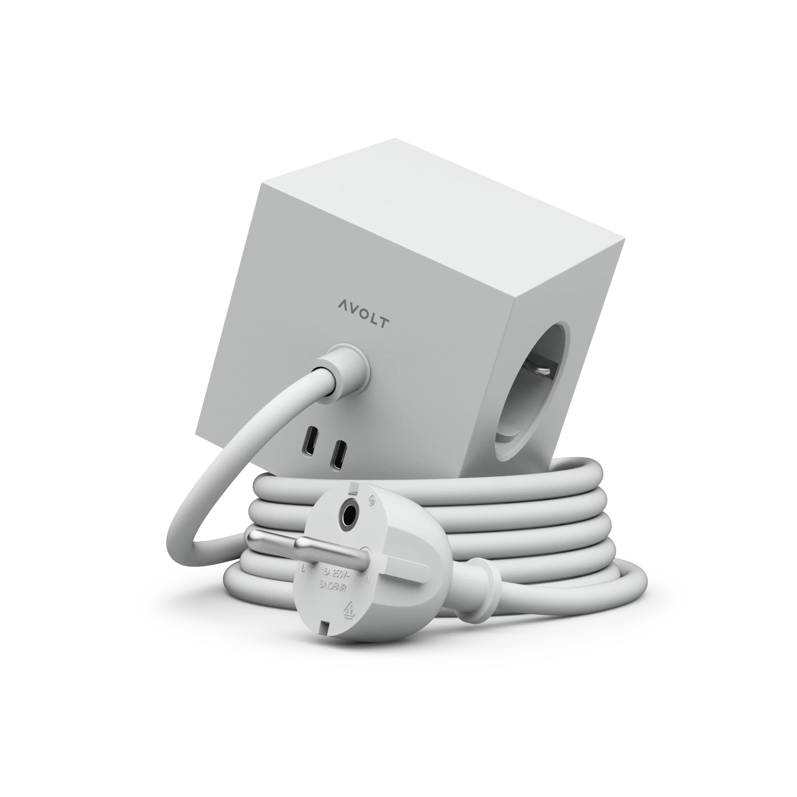 Square 1 med USB-C | Stikdåse