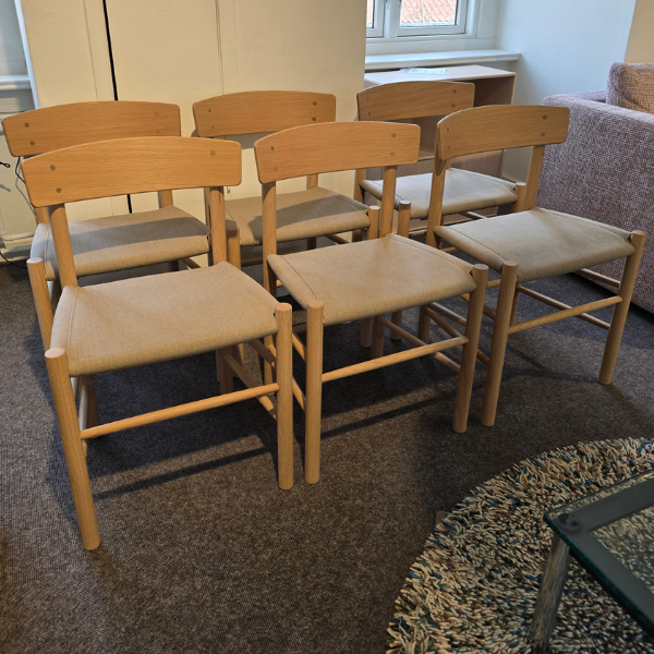 J39 Folkestolen | Sædepolstret – Kanvas | 6 stk.