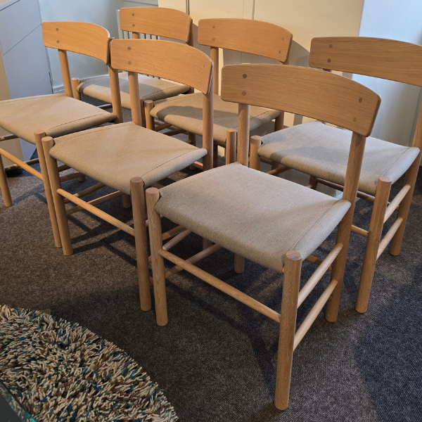 J39 Folkestolen | Sædepolstret – Kanvas | 6 stk.