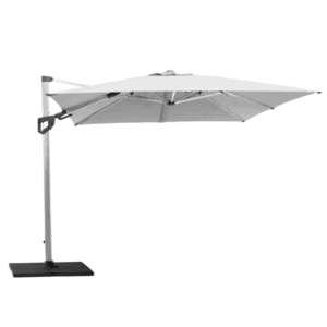 Cane-line Hyde Luxe tilt parasol 3x3 m i dusty white