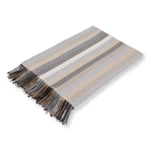 Stribet plaid