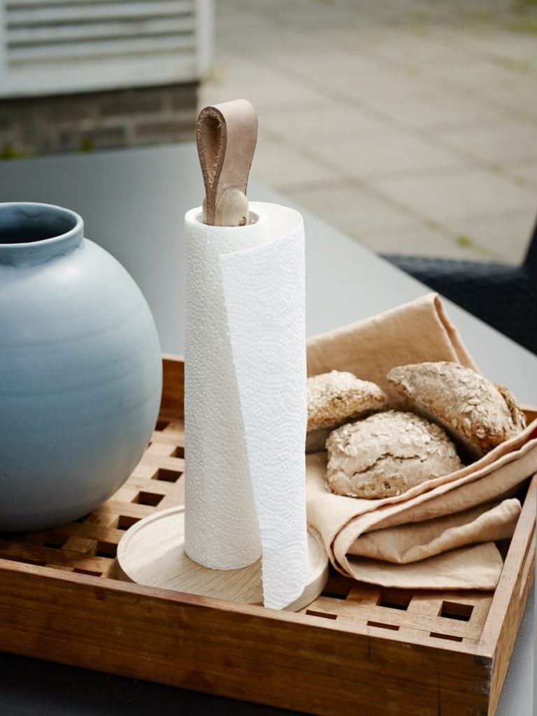 Norr paper towel holder - Oak - Skagerak - Schiang Living