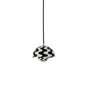 Flowerpot VP10 - Black and white pattern