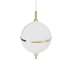 Rebello Eternal Moonlihgt pendel lampe med hvid ledning fra danske Rebello Decor